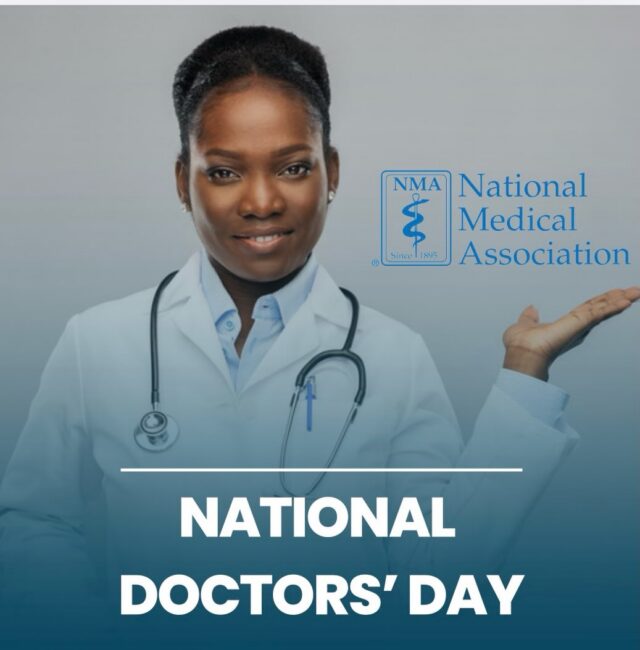 How are YOU celebrating National Doctors’ Day today? 

At the National Medical Association, we’re proud to honor the incredible physicians who lead, serve, and advocate for healthier communities every single day and we want to celebrate with YOU!

Whether you’re recognizing a colleague, sharing your journey in medicine, or reflecting on the impact you make, we invite you to join us.

📸 Share your photos, stories, and moments
🏷️ Tag the National Medical Association in your posts
💬 Use #NationalDoctorsDay and #NMA

We can’t wait to highlight and celebrate our community together!