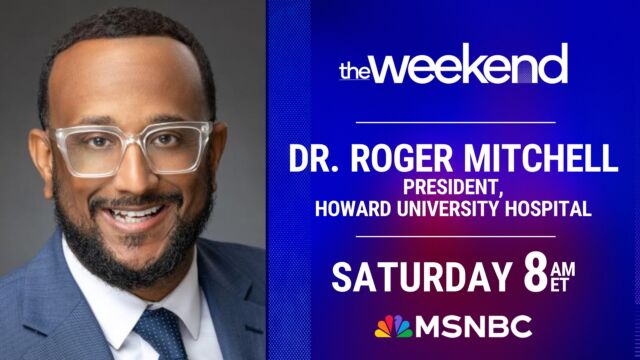 📢 Tune in this Saturday! 

The National Medical Association proudly celebrates our President-Elect, Dr. Roger Mitchell, as he appears on MSNBC’s The Weekend this Saturday at 8 AM ET! 🎙️

As President of Howard University Hospital, Dr. Mitchell is a leading voice in health equity, medical excellence, and the future of Black healthcare. Don't miss this important conversation!

📅 Set your reminders & tune in!

#NMA #BlackHealthMatters #HealthEquity #DrRogerMitchell #HowardUniversityHospital #TheWeekendMSNBC #BlackExcellence