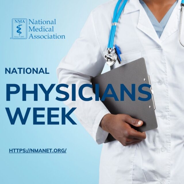 As we close out National Physicians Week, the National Medical Association proudly shines a spotlight on our extraordinary members, physicians who are leading, healing, mentoring, and advocating in communities across the nation.

Your commitment to advancing equitable care, your leadership in times of challenge, and your dedication to the patients and communities you serve do not go unnoticed.

Because of NMA members, progress is happening. Lives are being changed. Futures are being shaped.

Thank you for being the heart of this mission.

Let’s continue to uplift, support, and celebrate one another, not just this week, but every day.

#NationalPhysiciansWeek #NMA #WeAreNMA #PhysicianLeadership #HealthEquity