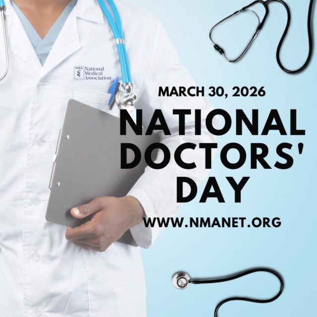 Today, we proudly celebrate National Doctors’ Day and honor the dedication, compassion, and excellence of physicians across the country, especially the incredible members of the National Medical Association.

Every day, you show up for your patients, your communities, and the future of healthcare. You lead with purpose, advocate for equity, and deliver care that changes, and saves, lives.

Thank you for your unwavering commitment to advancing health, uplifting communities, and inspiring the next generation of physicians.

Today, we celebrate YOU. 

#NationalDoctorsDay #NMA #HealthcareHeroes #PhysicianLeadership #HealthEquity