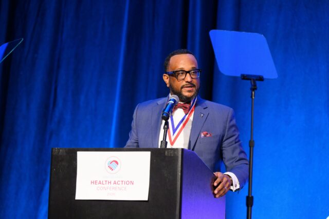 NMA 126th President, Roger A. Mitchell, Jr., MD, was in attendance at the 31st Annual Health Action Conference hosted by Families USA in Washington, D.C. Dr. Mitchell took the main stage alongside national leaders, underscoring the importance of unified advocacy to protect health equity and expand access to affordable, quality care for all.

To read more, visit: https://bit.ly/4a83UjA or visit our link in bio.

#PhysicianLeaders #BlackPhysicians #HealthJustice #PublicHealthLeadership