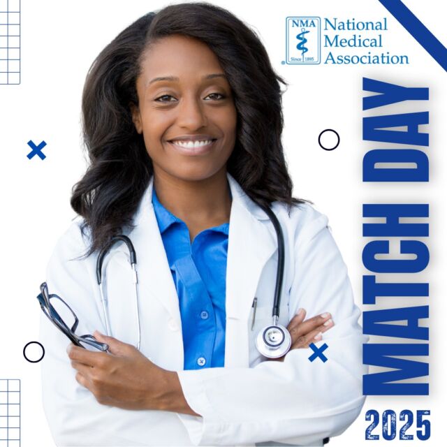 🚨 MATCH DAY IS HERE! 🚨

The wait is over—today, thousands of medical students find out where they will begin their careers as physicians! 🎉✨

To all students matching today: Welcome to your future! We celebrate your hard work, dedication, and success. Drop your match in the comments, tag us, and use #MatchwithNMA so we can celebrate with you!

📢 Medical Students: Now is the time to join or update your membership with the National Medical Association! Stay connected, build your network, and be part of a legacy of Black excellence in medicine.

🔗 https://nmanet.org/join-nma/

#MatchwithNMA #MatchDay2025 #FutureDoctors #NMAFamily #BlackExcellenceInMedicine