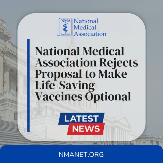 The National Medical Association (NMA) strongly rejects any proposal to make life-saving vaccines “optional.” Routine vaccination against diseases like measles and polio has protected generations and saved countless lives and weakening these standards puts our communities at risk, especially our most vulnerable.

We urge lawmakers to act now to protect public health and preserve decades of progress rooted in science and evidence-based medicine.

🔗 Read more at https://bit.ly/4bKE8nO or visit our website for more information.

#NationalMedicalAssociation #NMA #PublicHealth #VaccinesWork #Immunizations #ProtectOurCommunities #HealthEquity #PreventDisease #ScienceMatters #EvidenceBasedMedicine #PatientSafety #CommunityHealth #StopTheSpread #Measles #Polio #HealthcareLeadership #Advocacy #PhysiciansForPublicHealth