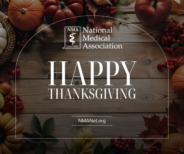 Today, we extend our heartfelt gratitude to the physicians, healthcare workers, partners, and advocates who uplift and protect the health of our communities every single day.

🧡🍁 Happy Thanksgiving from the National Medical Association.

#NMA #HealthcareHeroes #Thanksgiving2025