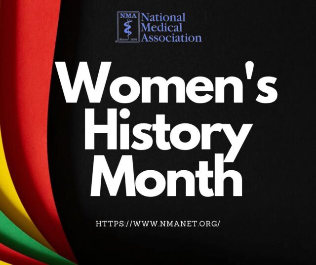 Celebrating Women’s History Month with the NMA! 

This March, the National Medical Association (NMA) honors the extraordinary women in medicine and healthcare who have paved the way for progress, equity, and innovation. From groundbreaking physicians and researchers to tireless advocates for health justice, women have been at the forefront of shaping a healthier future for all.

Join us as we celebrate their achievements, amplify their voices, and continue the work toward a more inclusive and equitable healthcare system.

Tag a woman in medicine who inspires you! 💜 

#WomensHistoryMonth #NMA #WomenInMedicine #HealthEquity