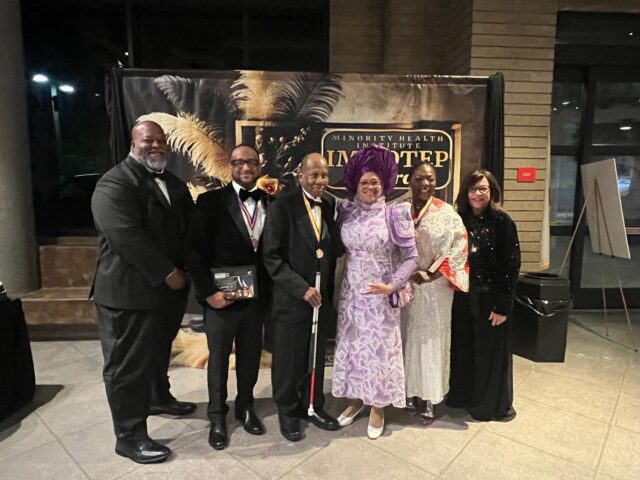 The National Medical Association proudly celebrates the Minority Health Institute (MHI) and its 40-year legacy of advancing equity and improving outcomes for underserved communities. 

NMA 126th President, Roger A. Mitchell, Jr., MD, had the great honor of delivering the keynote address at this milestone Award Ceremony, uplifting the importance of collaboration, advocacy, and the continued fight to eliminate health disparities.

We extend our sincere congratulations to MHI for four decades of leadership and progress in mobilizing health care justice!✨

#MobilizingHealthcareJustice #NMA #HealthEquity #MinorityHealth #LeadershipInAction #PhysiciansForJustice #AdvancingHealthEquity #TogetherWeThrive