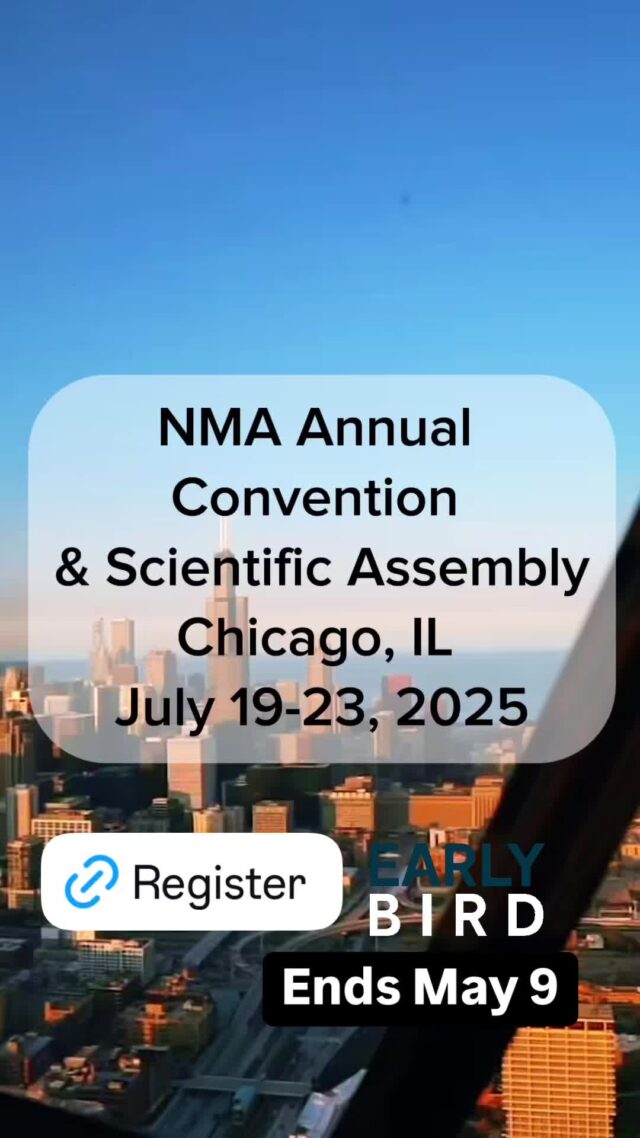 🚨 The clock is ticking on Early Bird Registration for the 2025 NMA Annual Convention & Scientific Assembly, happening July 19–23 in Chicago!Secure your spot by TODAY May 9 and save before rates go up significantly. This is THE premier event for Black physicians, medical leaders, and health equity advocates — and you don’t want to miss it.Register now: https://nmanet.org/2025convention/#NMA2025 #BlackDoctorsLead #HealthEquityInAction #MedicalExcellence #ChicagoEvents #EarlyBirdEndsSoon #RegisterNow